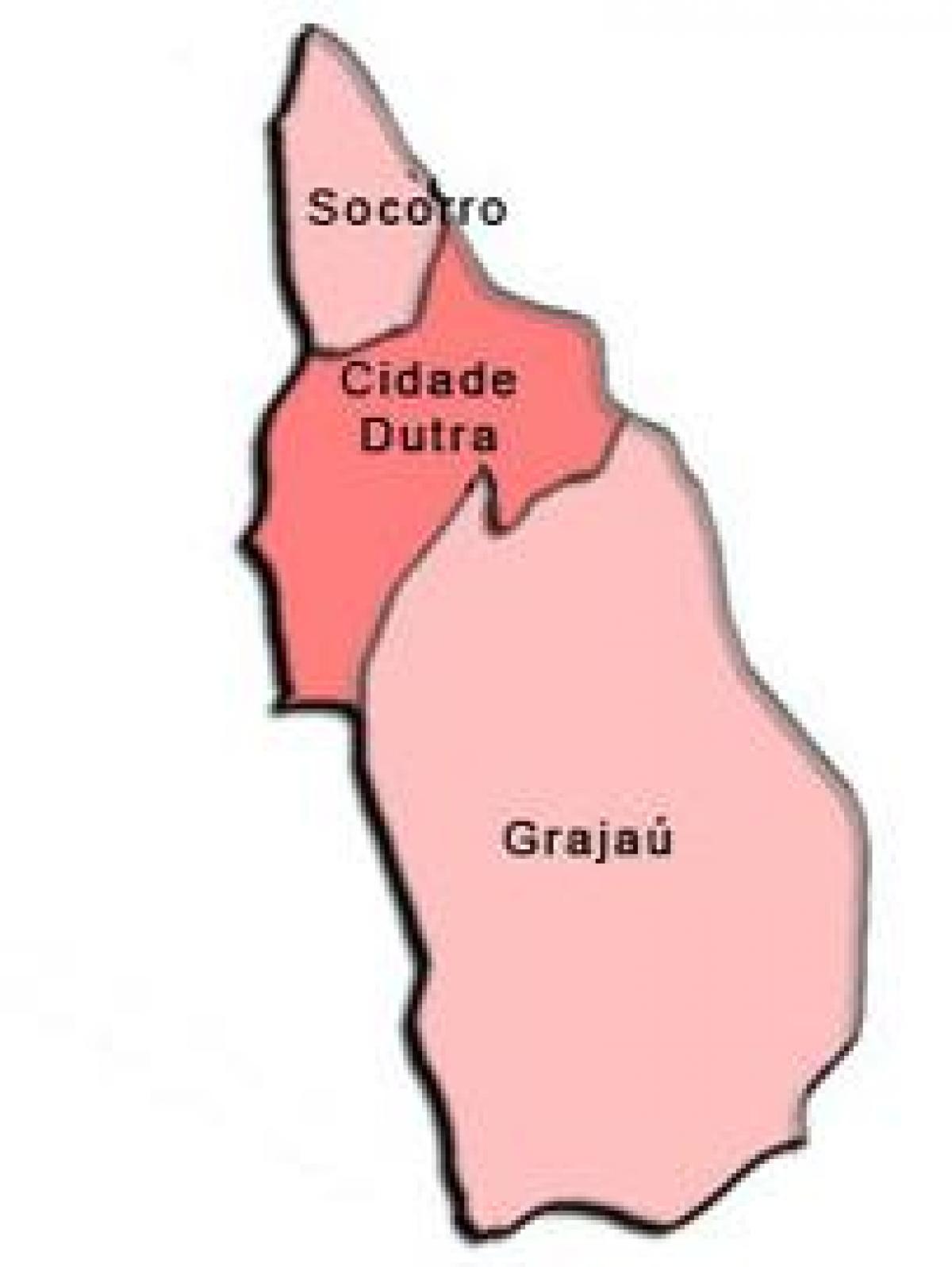 Kaart Capela do Socorro alam-prefektuur