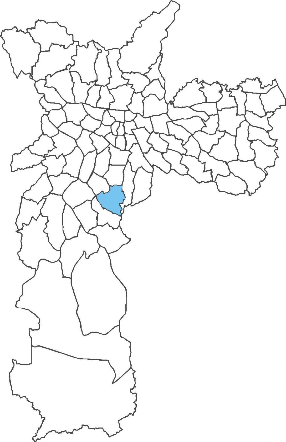 Kaart Jabaquara linnaosa