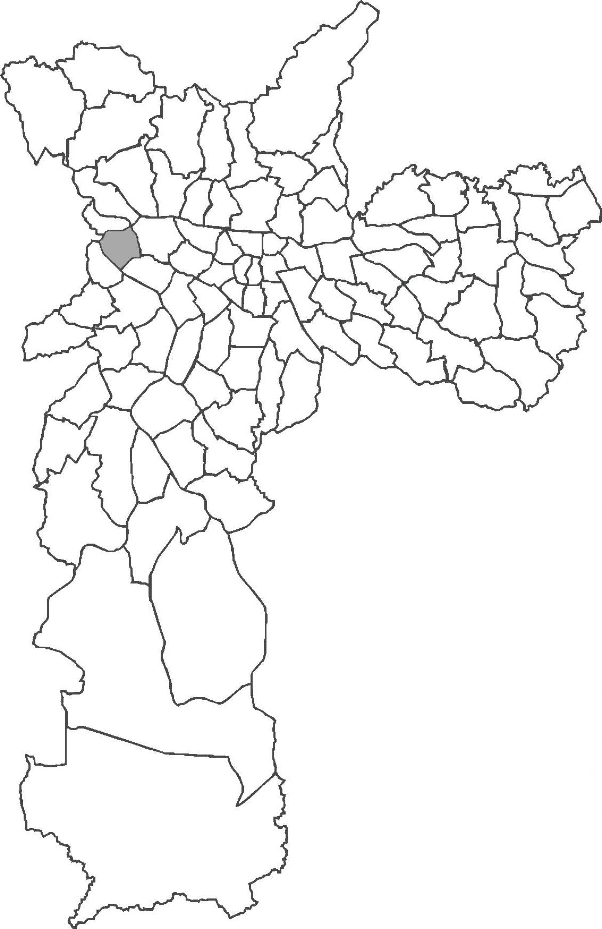 Kaart Vila Leopoldina linnaosa
