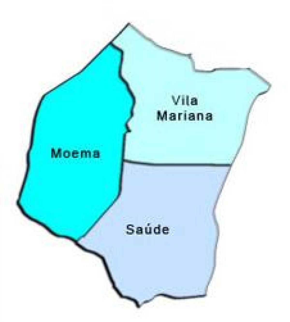 Kaart Vila Mariana alam-prefektuur