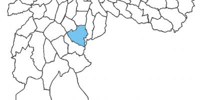 Kaart Jabaquara linnaosa