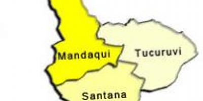 Kaart Santana alam-prefektuur