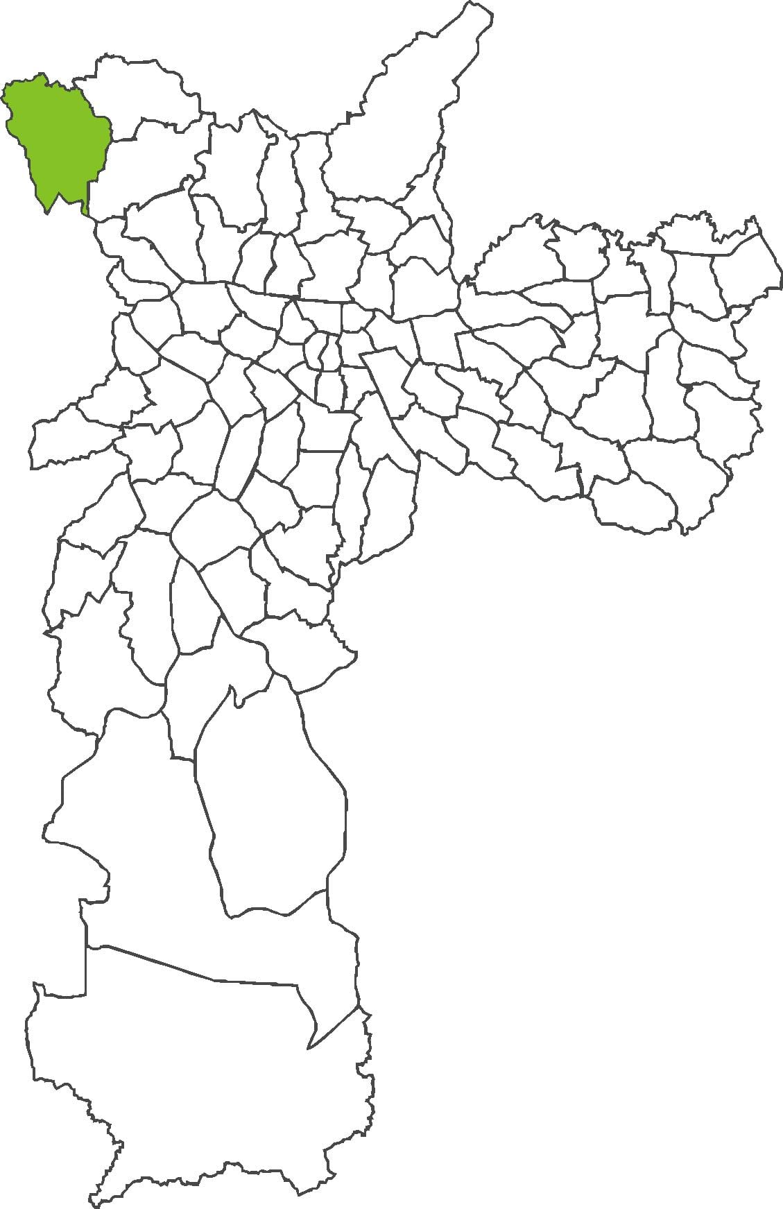 Kaart Anhangüera linnaosa