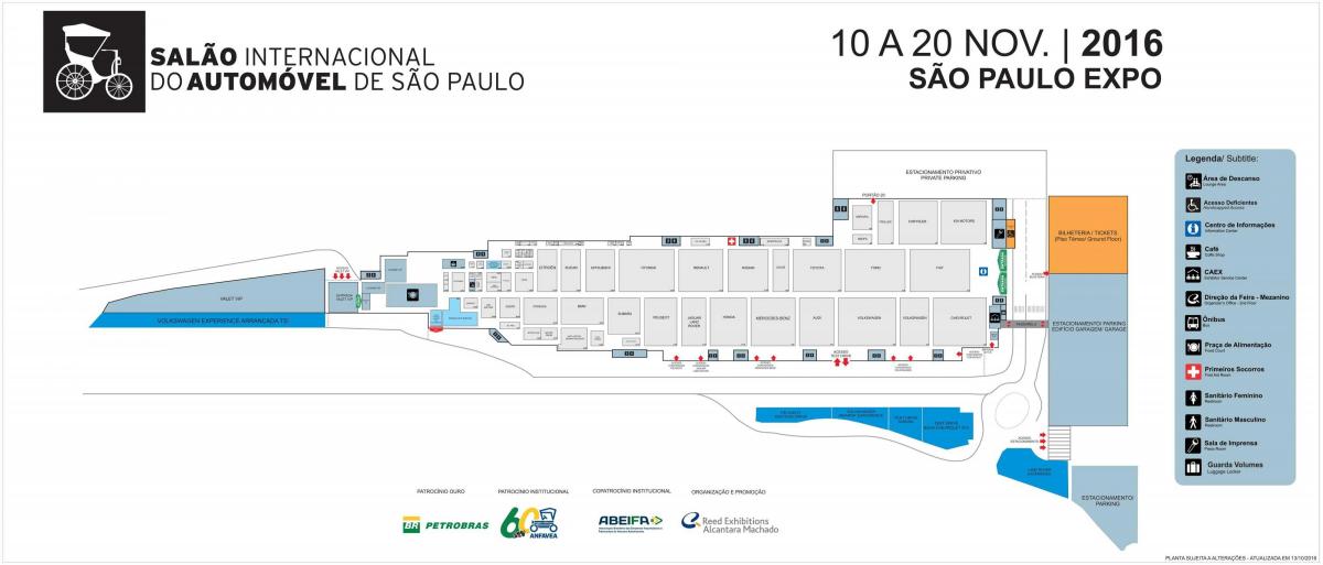 Kaart autonäitusel São Paulo