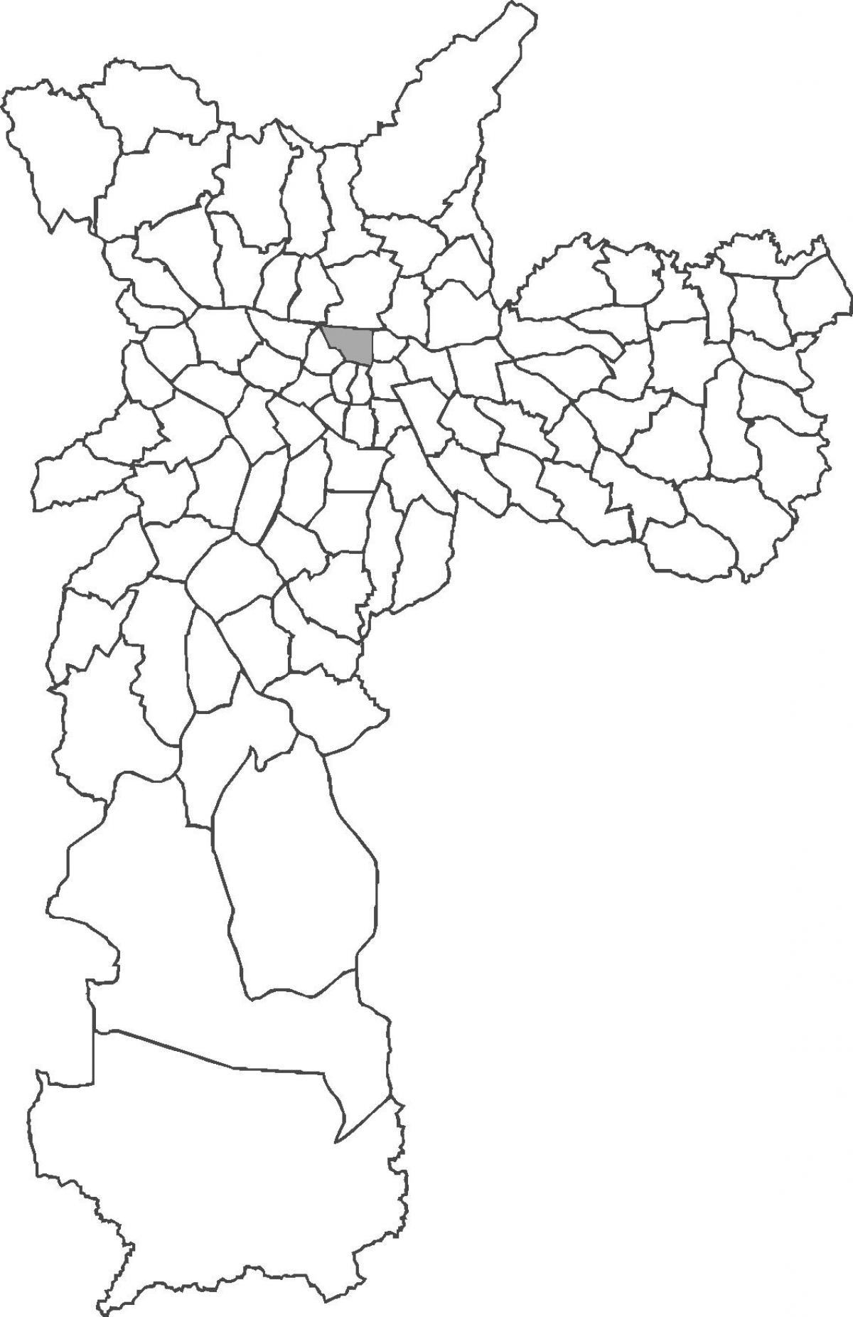 Kaart Bom Retiro linnaosa