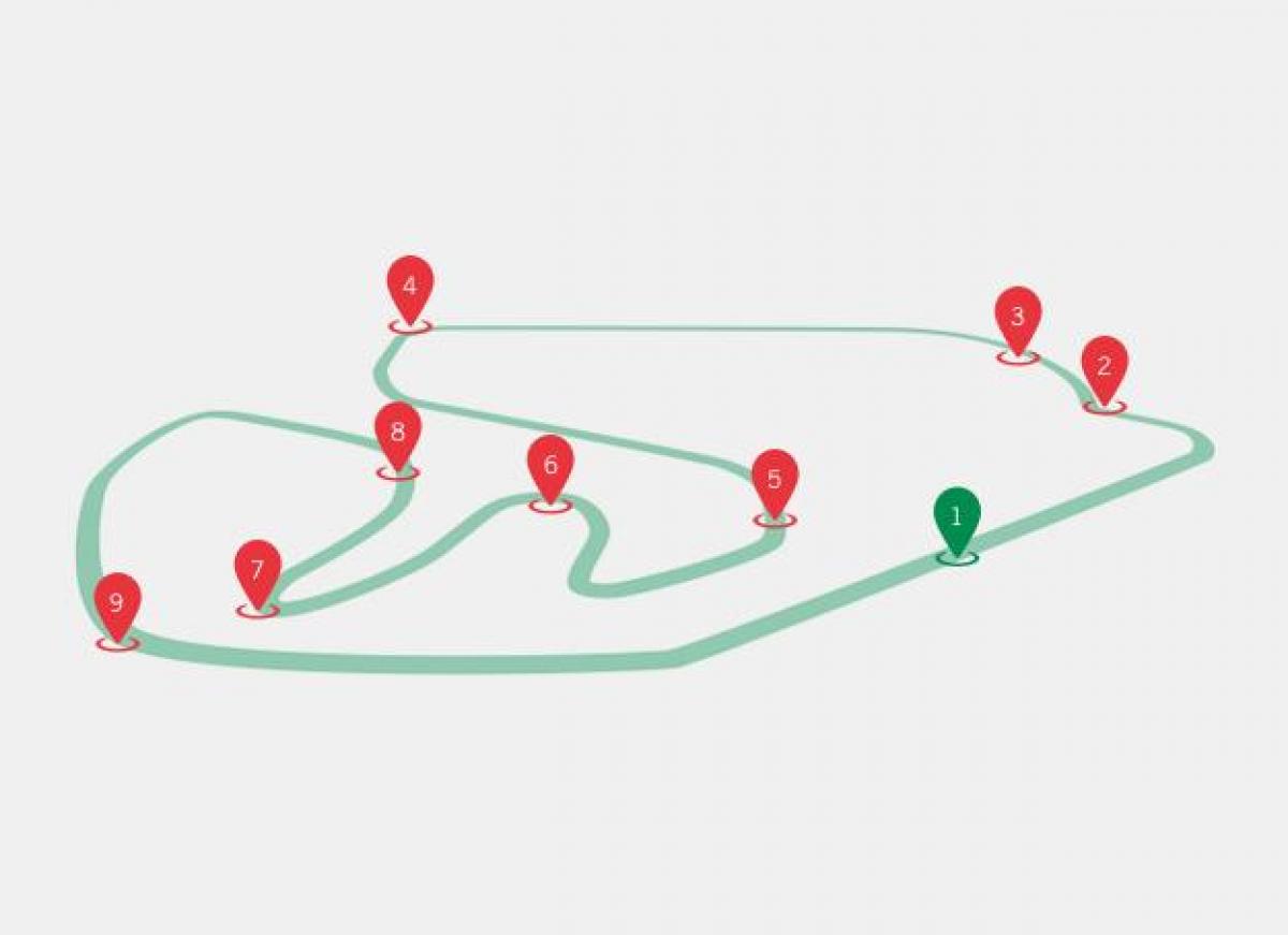 Kaart Brasiilia GP F1