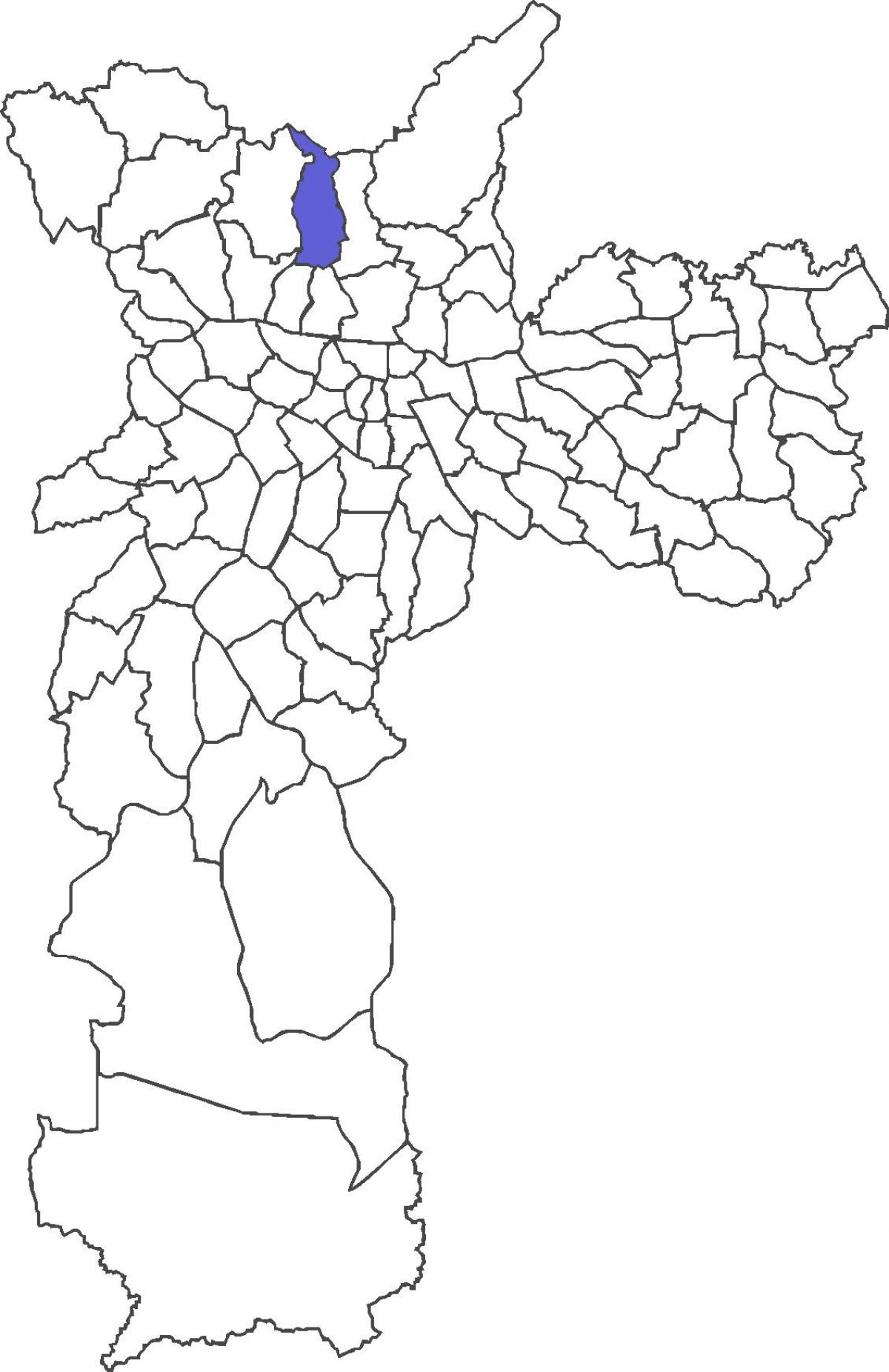 Kaart Cachoeirinha linnaosa