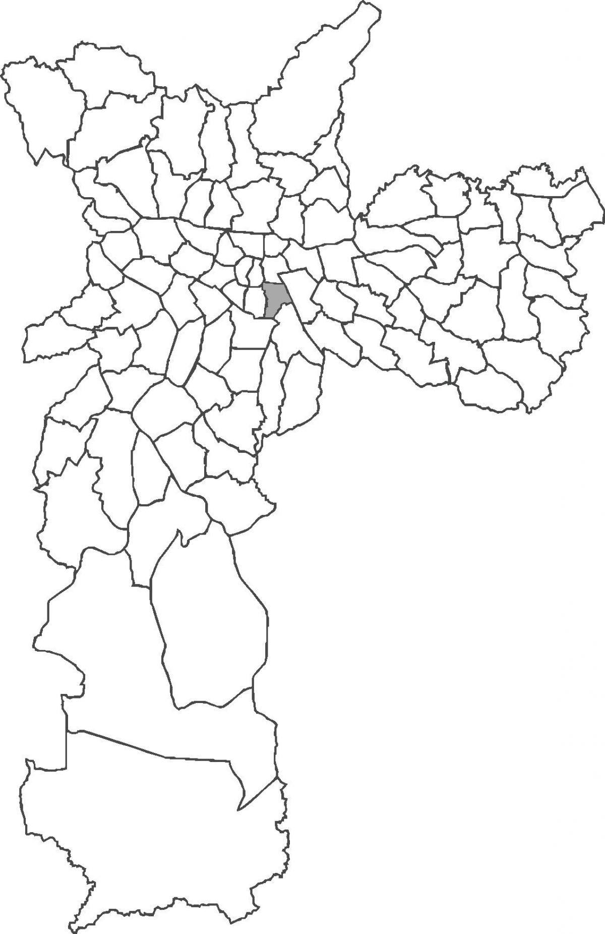 Kaart Cambuci linnaosa