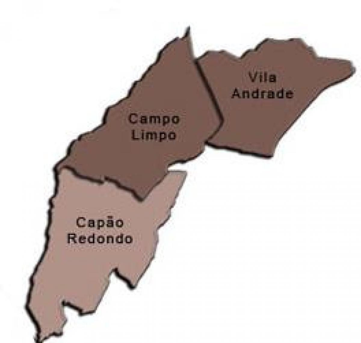 Kaart Campo Limpo alam-prefektuur