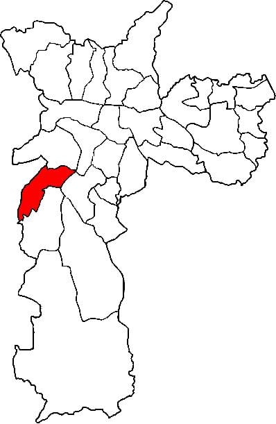 Kaart Campo Limpo alam-prefektuuri São Paulo