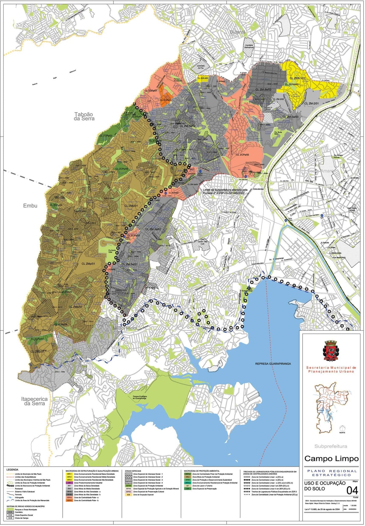 Kaart Campo Limpo São Paulo - amet, mulla