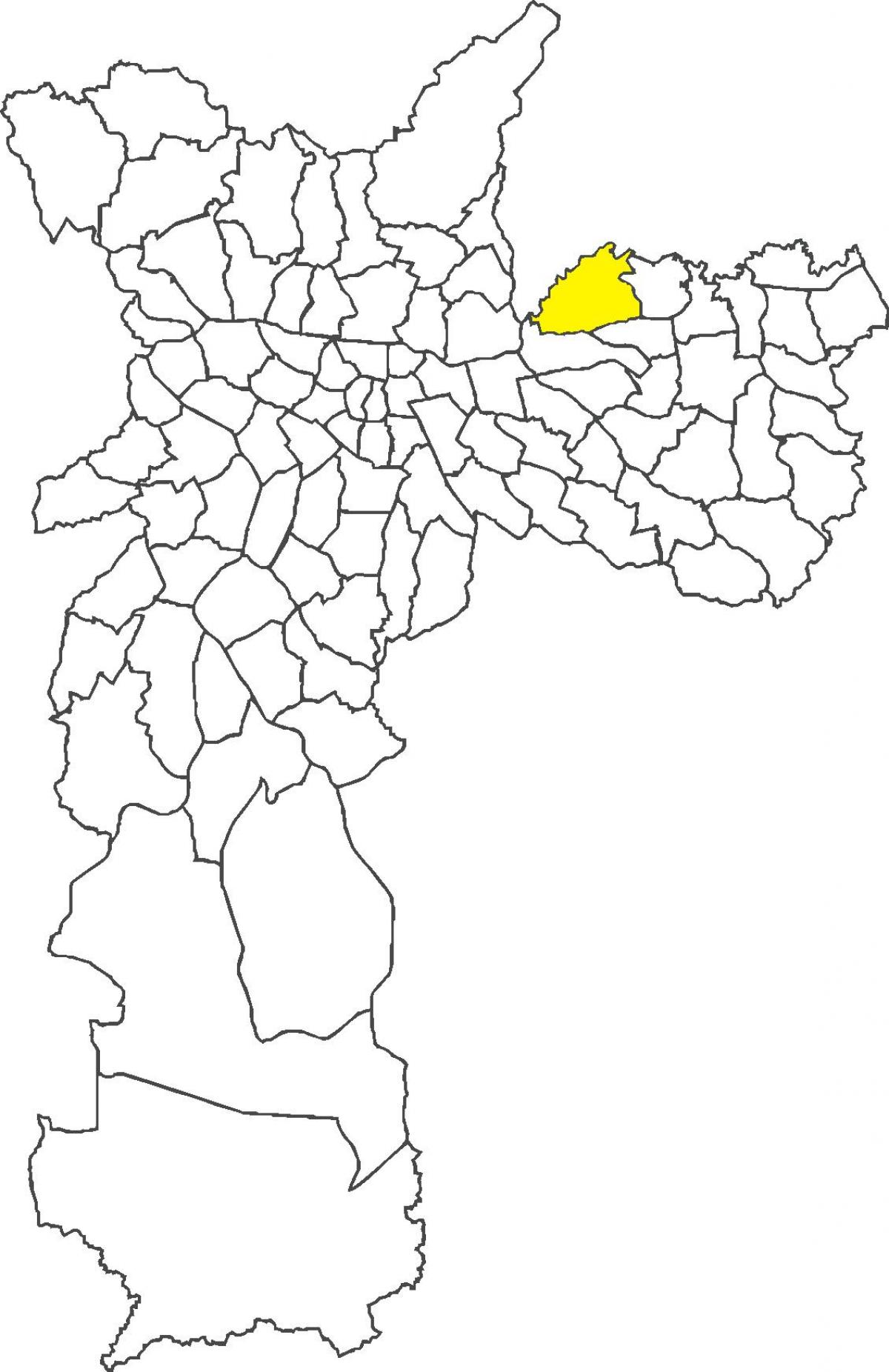 Kaart Cangaíba linnaosa