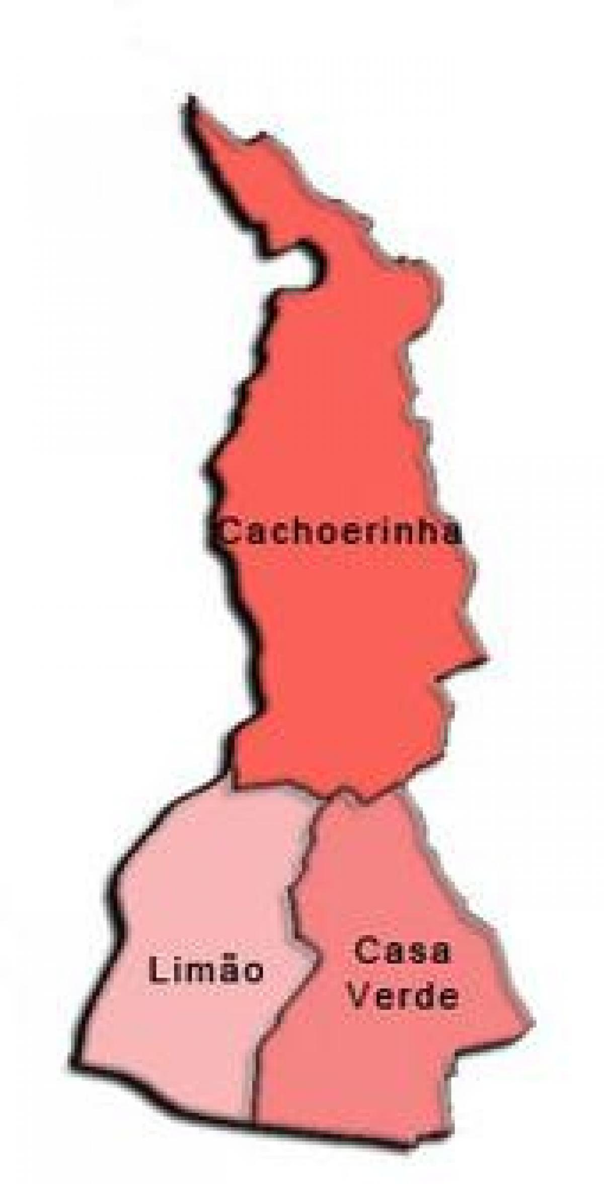 Kaart Casa Verde all-prefektuur