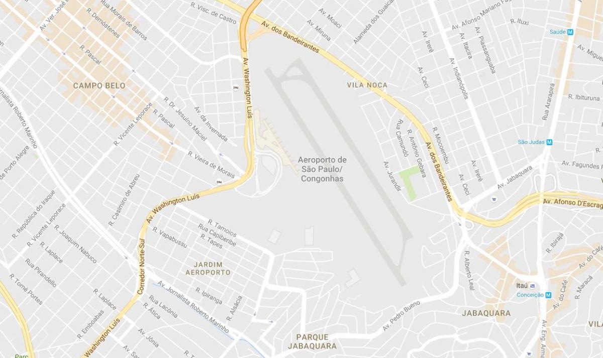 Kaart Congonhas lennujaam