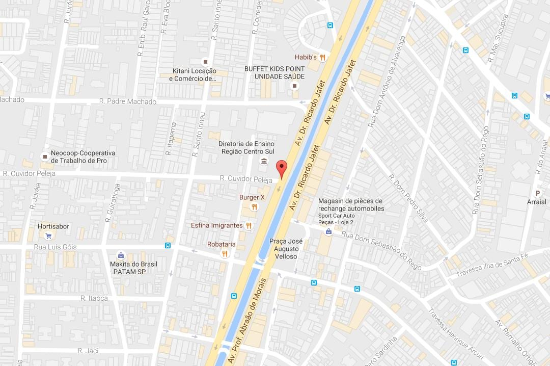Kaart Cursino São Paulo