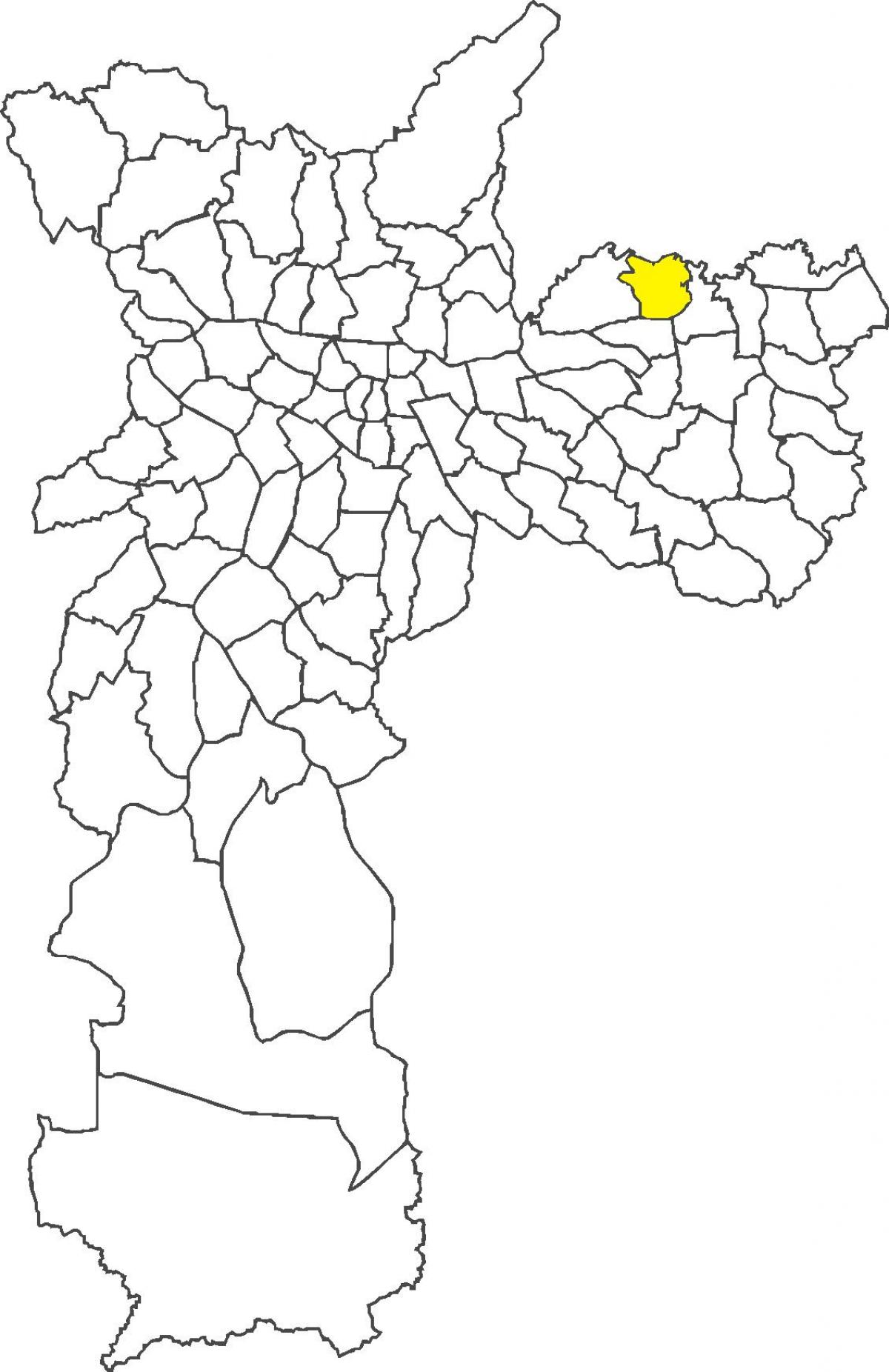Kaart Ermelino Matarazzo linnaosa