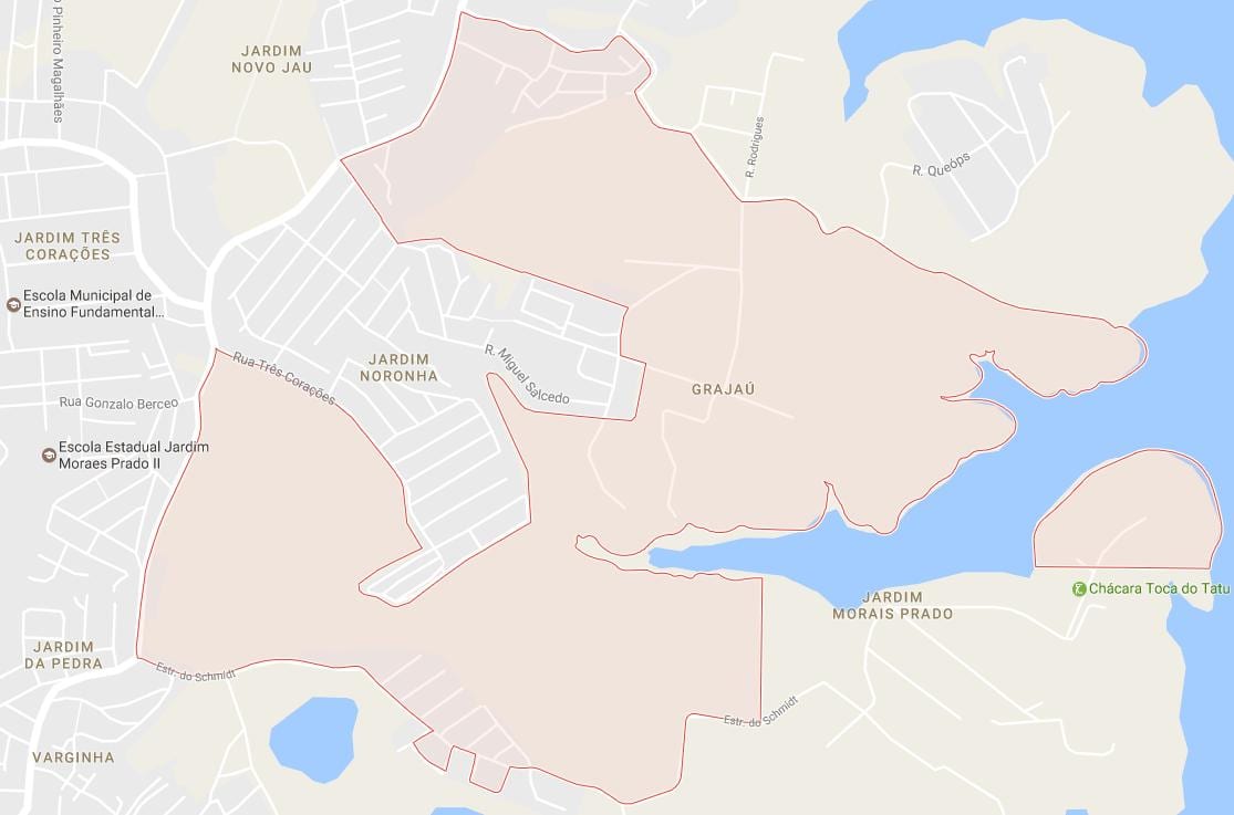 Kaart Grajaú São Paulo