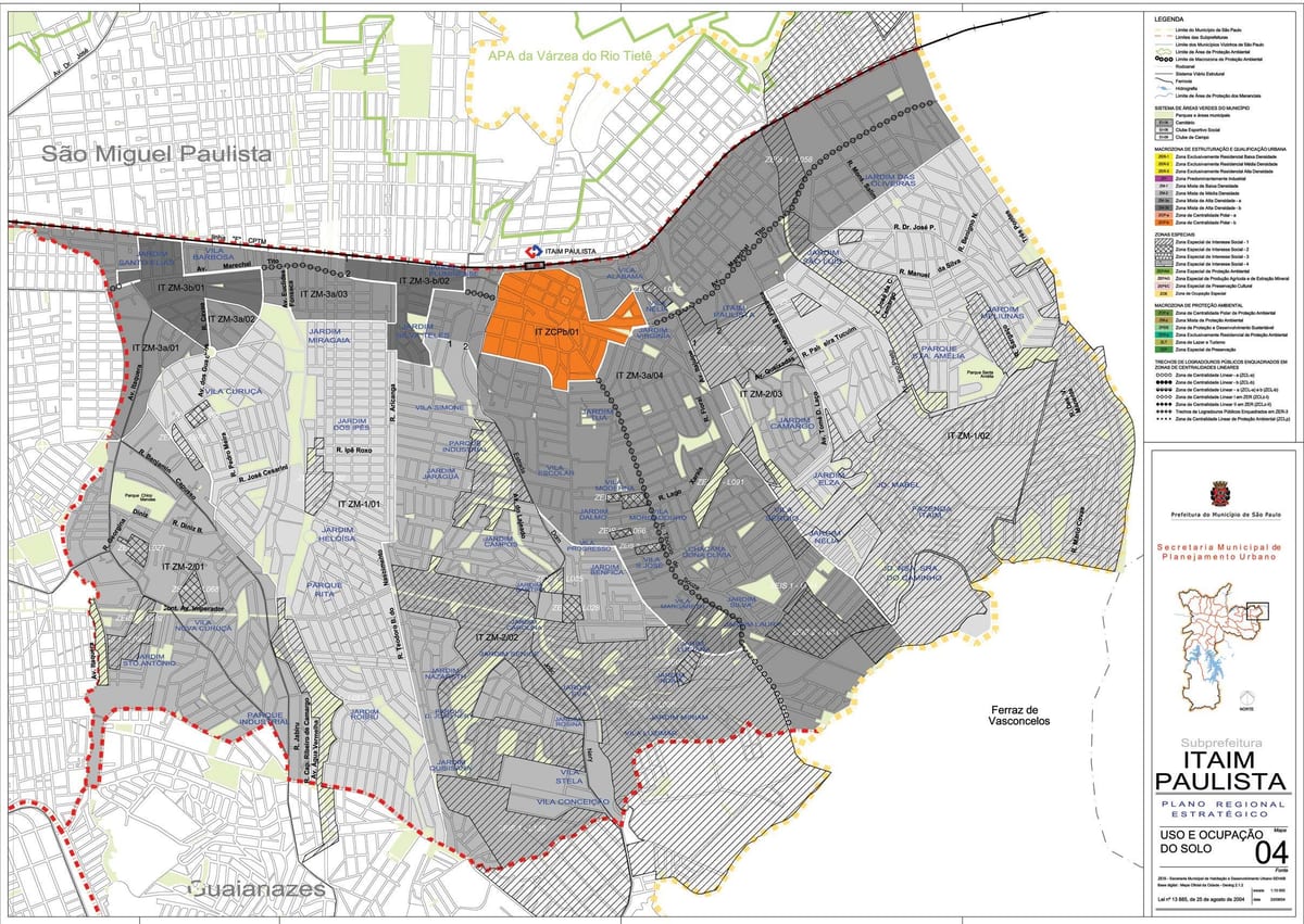Kaart Itaim Paulista - Vila Curuçá São Paulo - amet, mulla