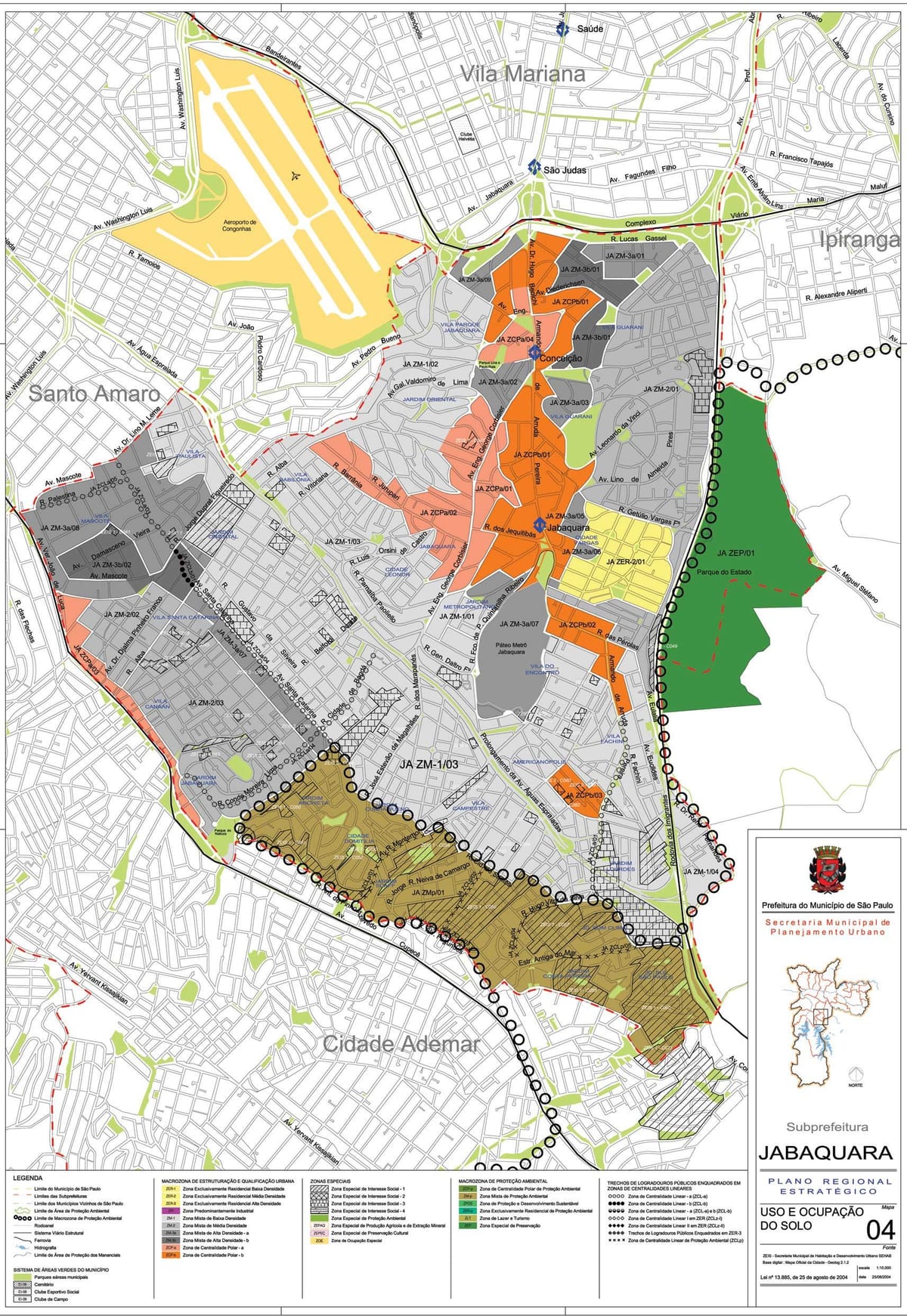 Kaart Jabaquara São Paulo - amet, mulla