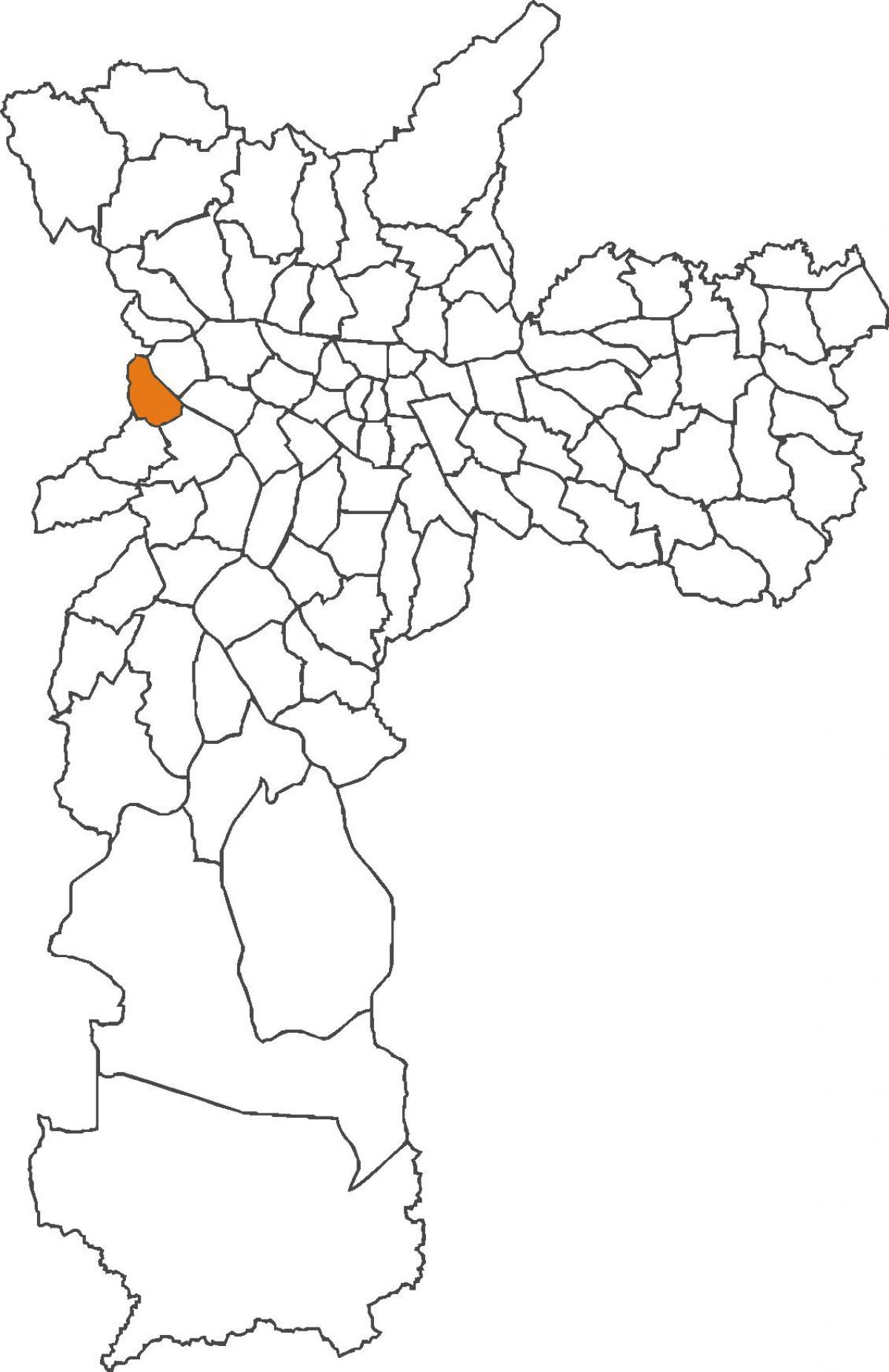 Kaart Jaguaré linnaosa