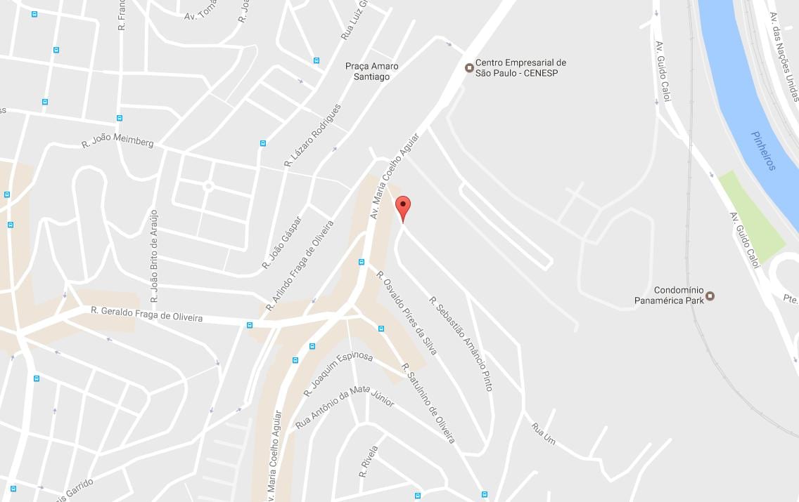 Kaart Jardim São Luís São Paulo