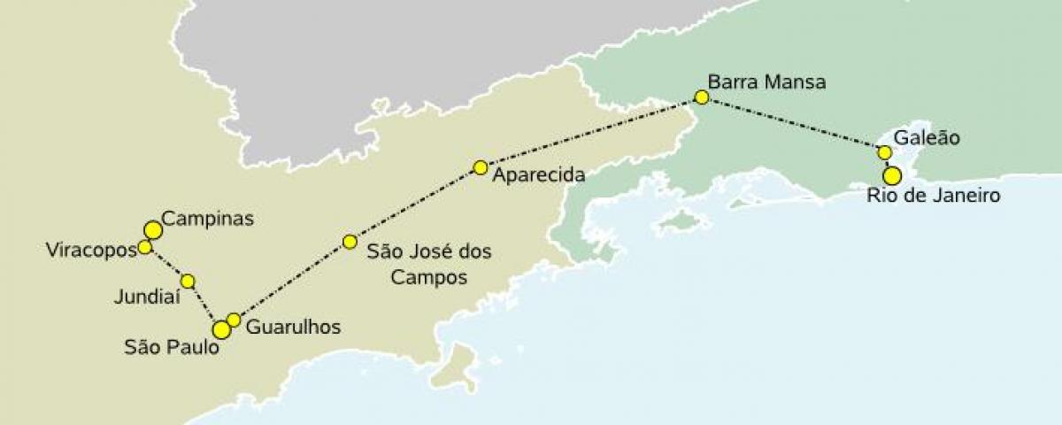 Kaart kiirrong São Paulo