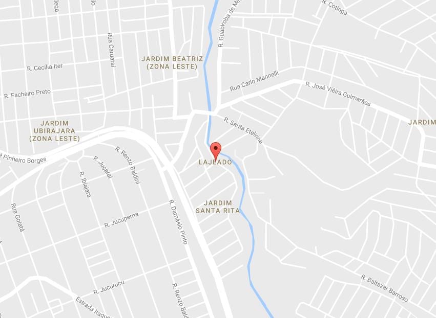Kaart Lajeado São Paulo