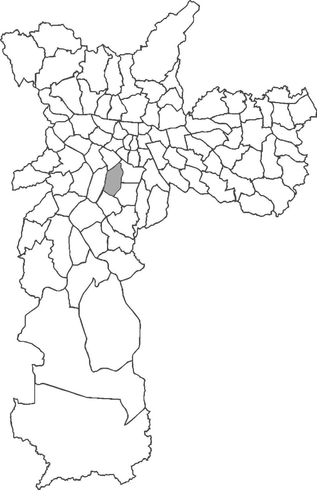 Kaart Moema linnaosa