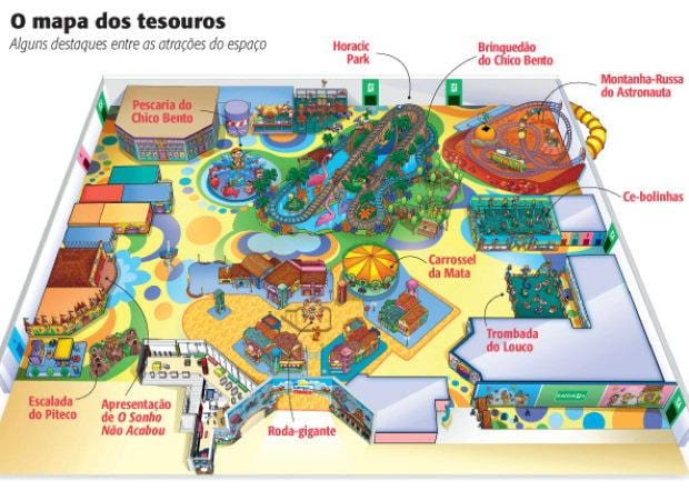 Kaart Monica São Paulo park