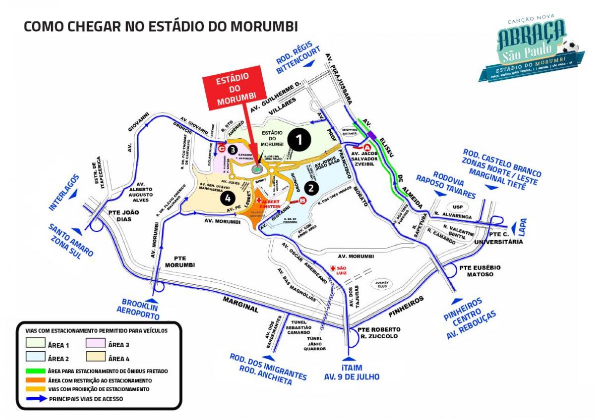 Kaart Morumbi staadion