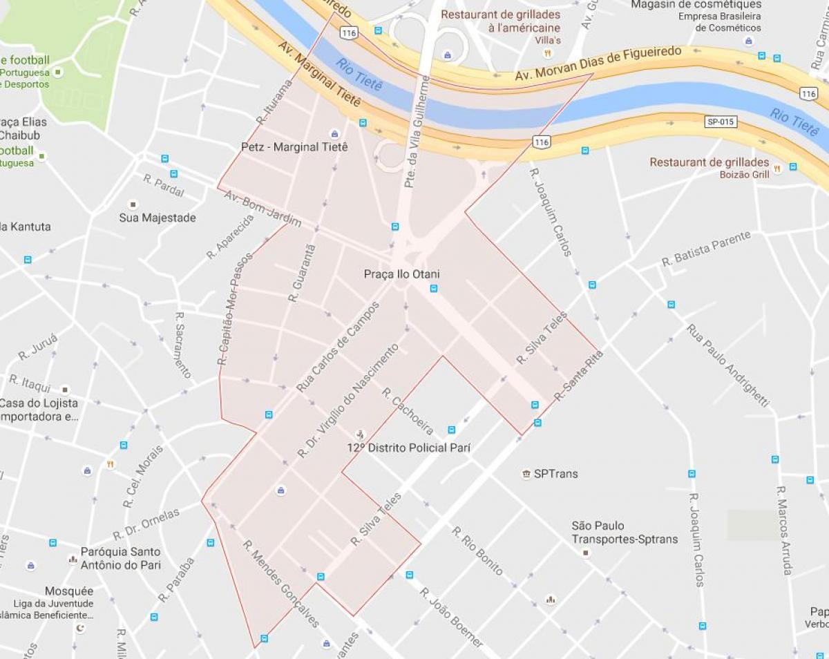Kaart Pari São Paulo