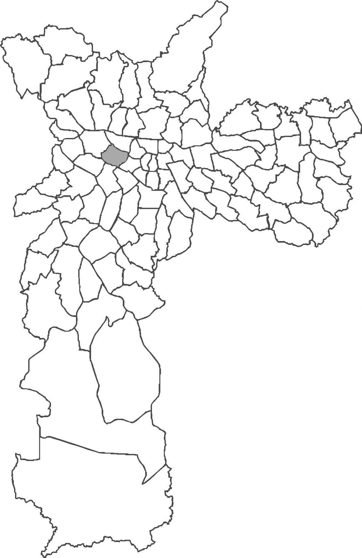 Kaart Perdizes linnaosa