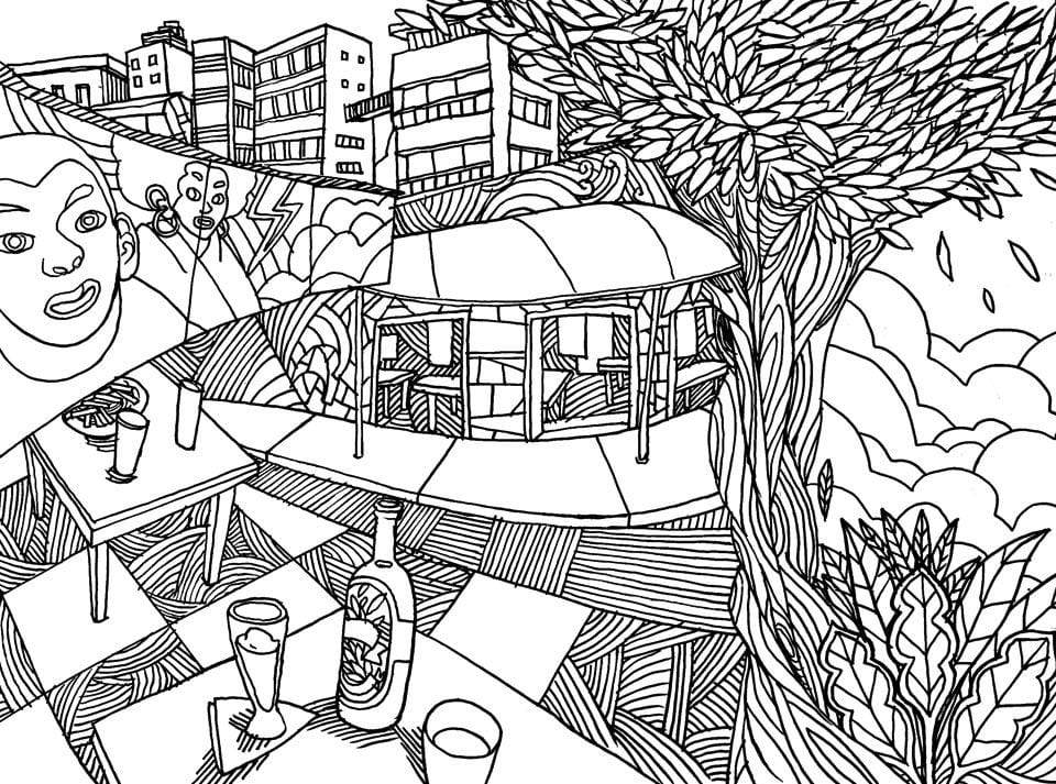 Kaart São Paulo värvimine - Vila Madalena