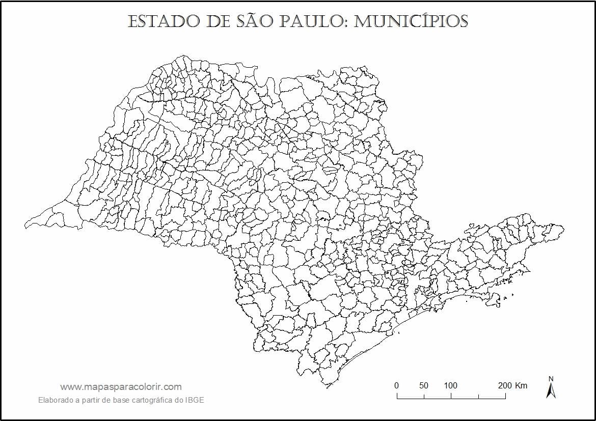 Kaart São Paulo neitsi omavalitsused
