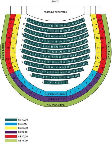 Kaart São Pedro teater