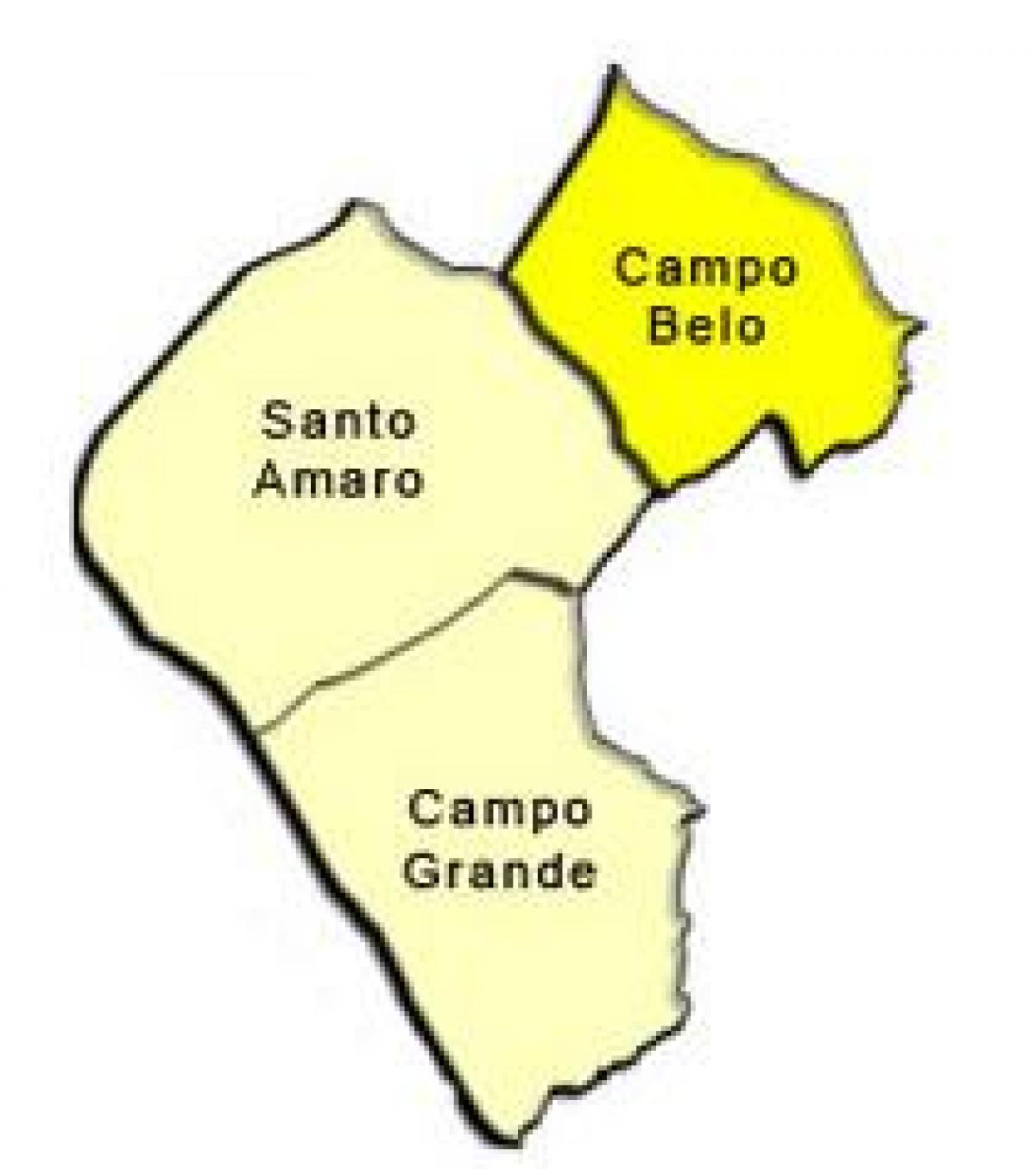 Kaart Santo Amaro alam-prefektuur
