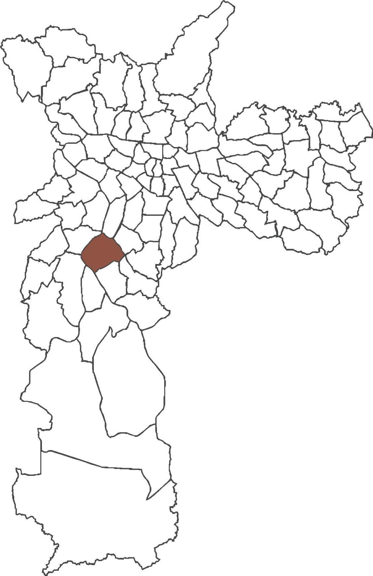 Kaart Santo Amaro linnaosa
