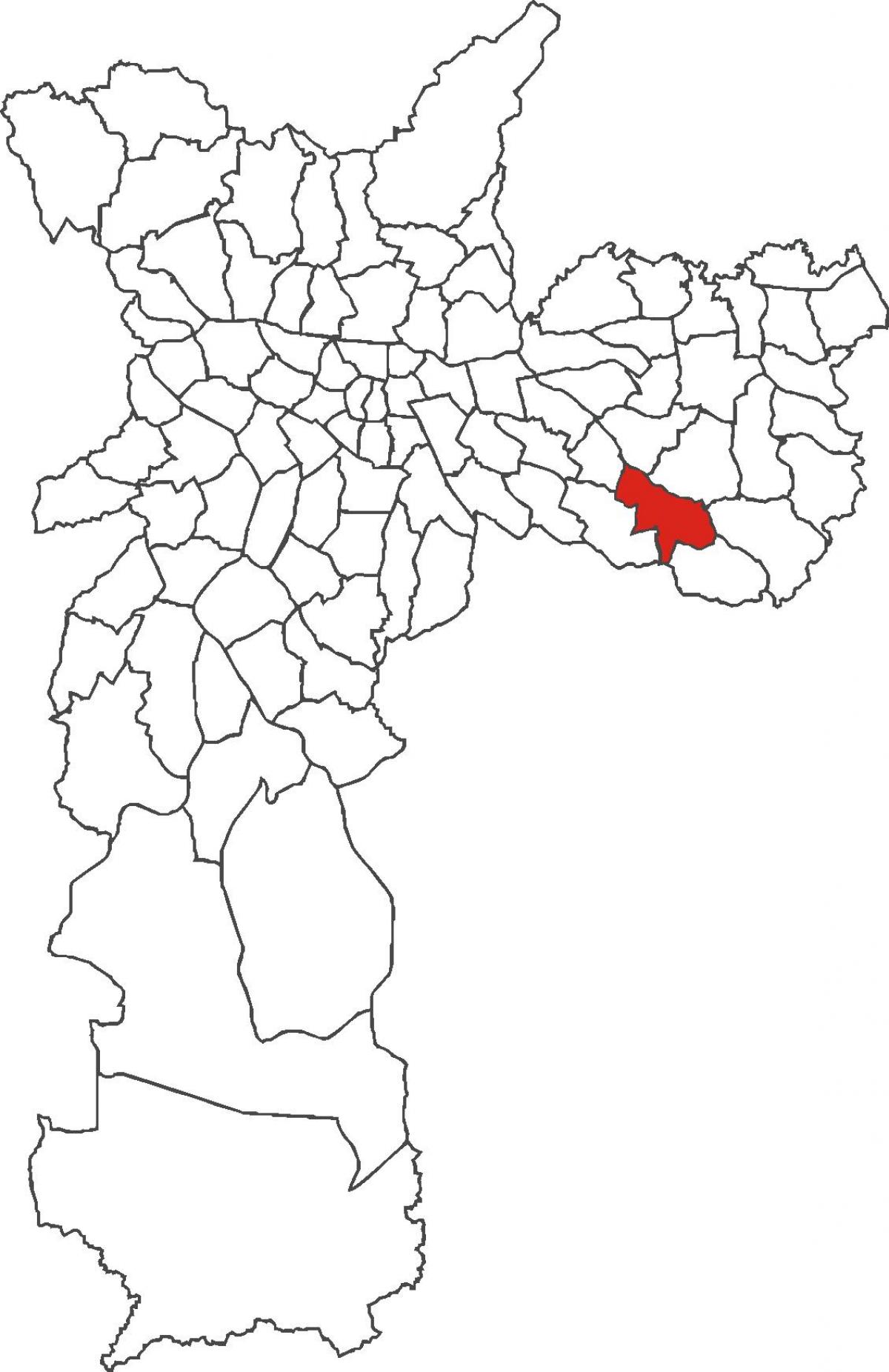Kaart Sao Mateus linnaosa