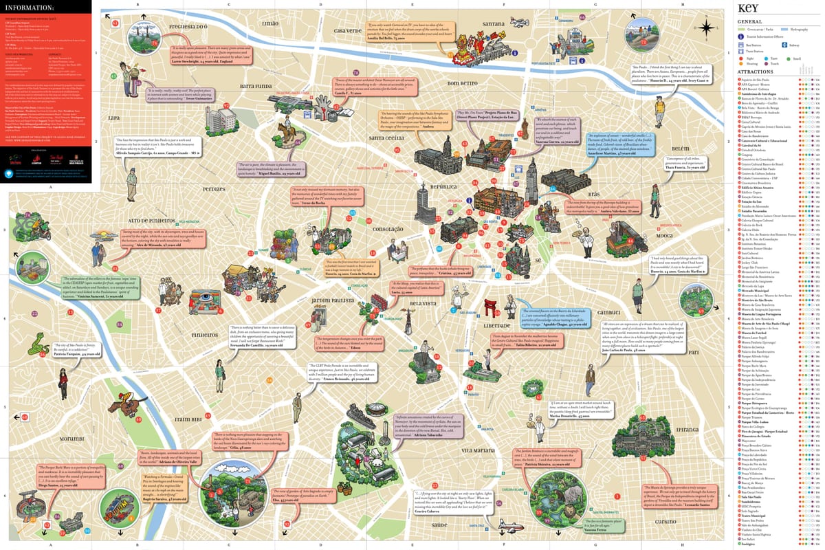 Kaart turismi-São Paulo
