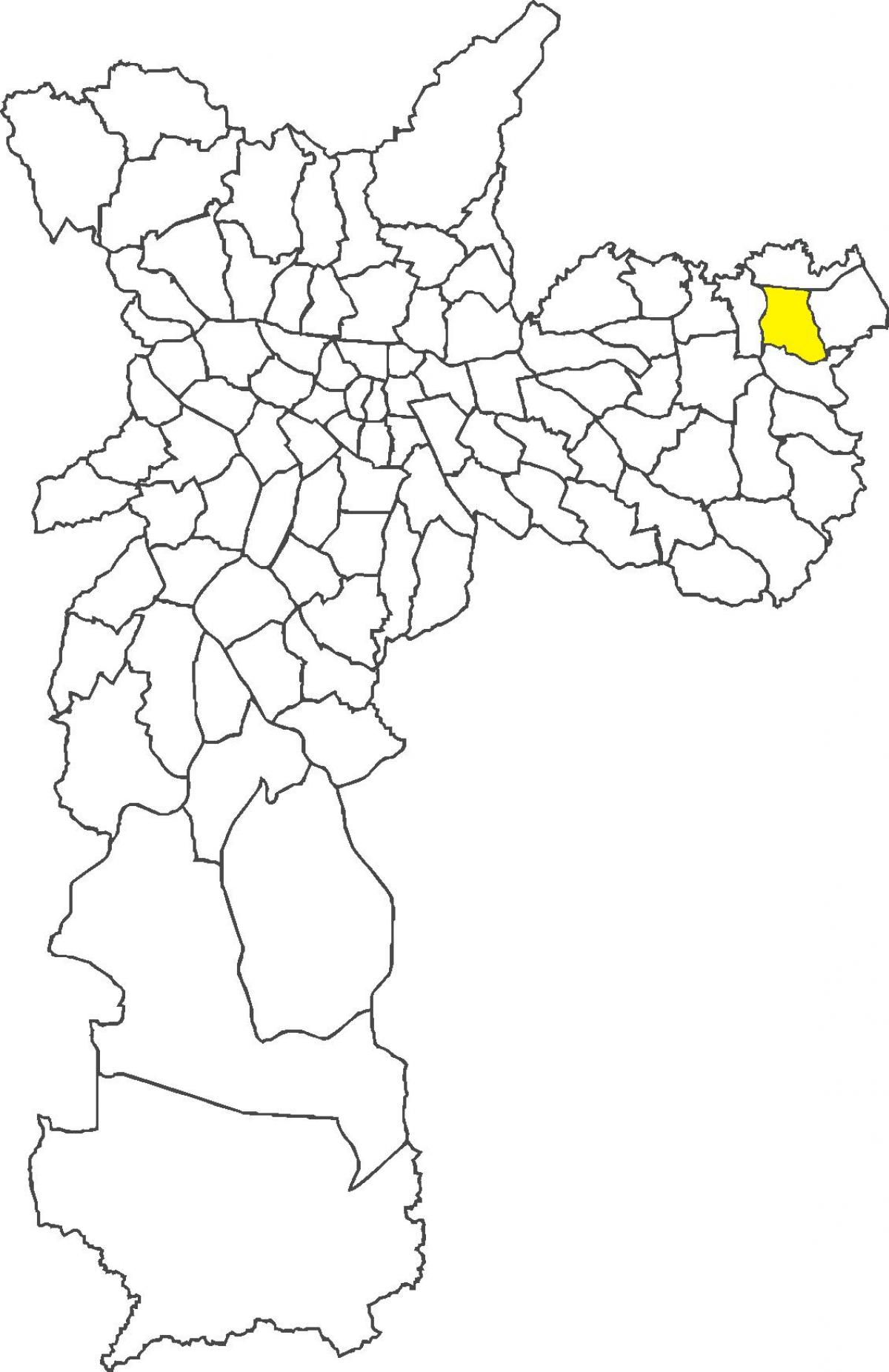 Kaart Vila Curuçá linnaosa