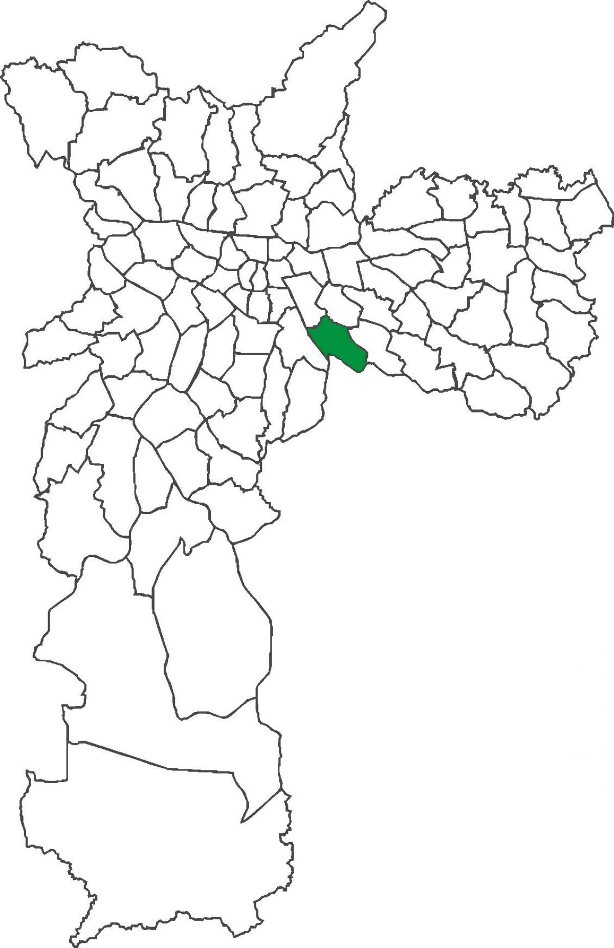 Kaart Vila Prudente linnaosa