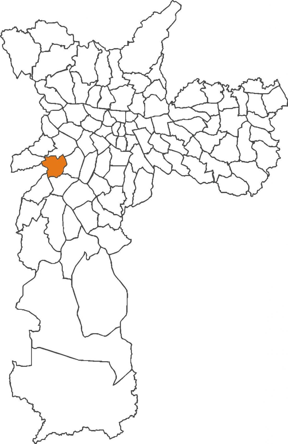 Kaart Vila Sônia linnaosa