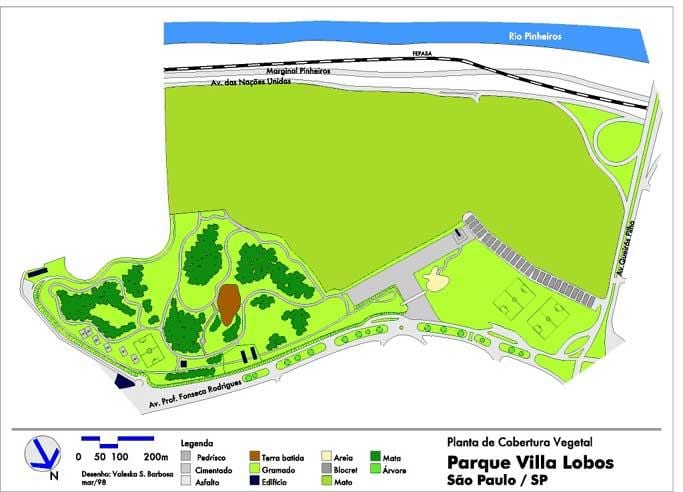 Kaart Villa lobos Park