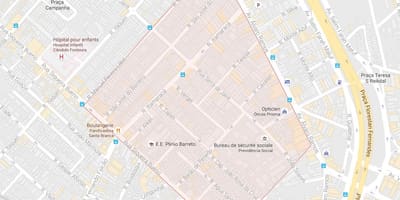 Kaart Água Rasa São Paulo