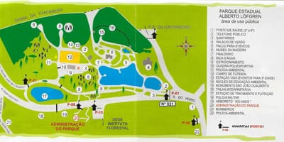 Kaart Alberto Löfgren park