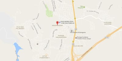 Kaart Anhangüera São Paulo