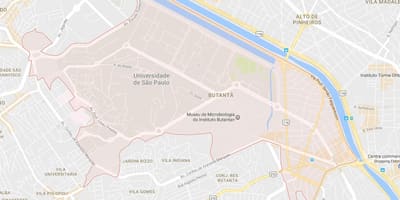Kaart Butantã São Paulo