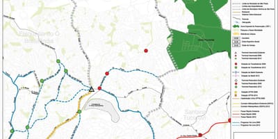 Kaart Casa Verde São Paulo - Avalik transport