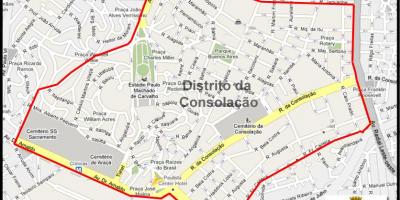 Kaart Consolação São Paulo