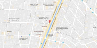 Kaart Cursino São Paulo